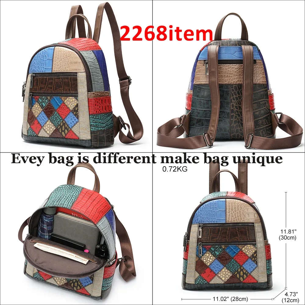 westal-sac à dos en cuir pour femmes, sacs d'école pour filles, sacs à dos pour ordinateur portable, sac à dos de voyage, nouveau, 86343