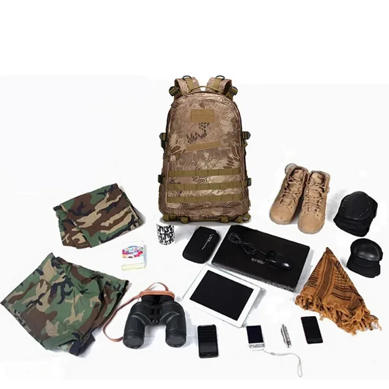 nouveau sac à dos tactique d'extérieur 2026, grande capacité 40l, système molle, camouflage, pour randonnée, chasse, camping