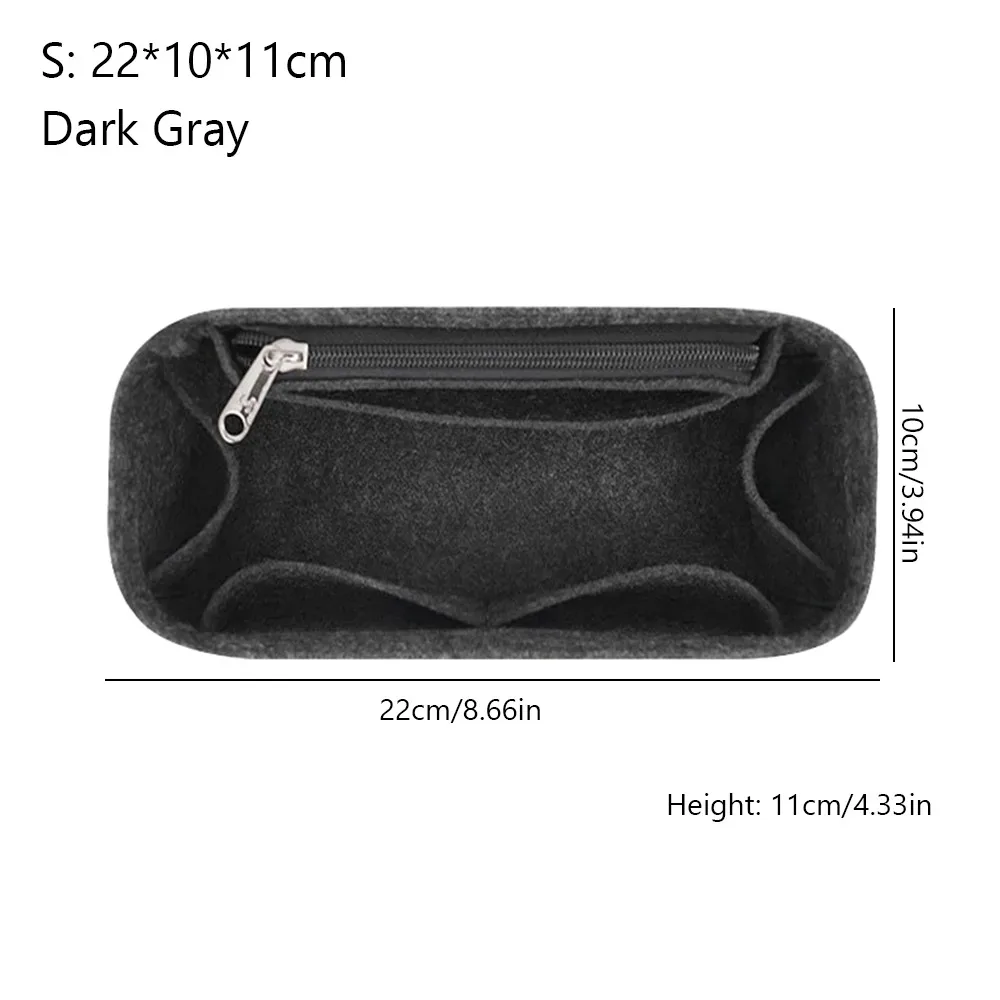 sac intérieur en feutre pour sac à main, grande capacité, multi-poches, sac portable, support de sac, organisateur pour loewe puzzle