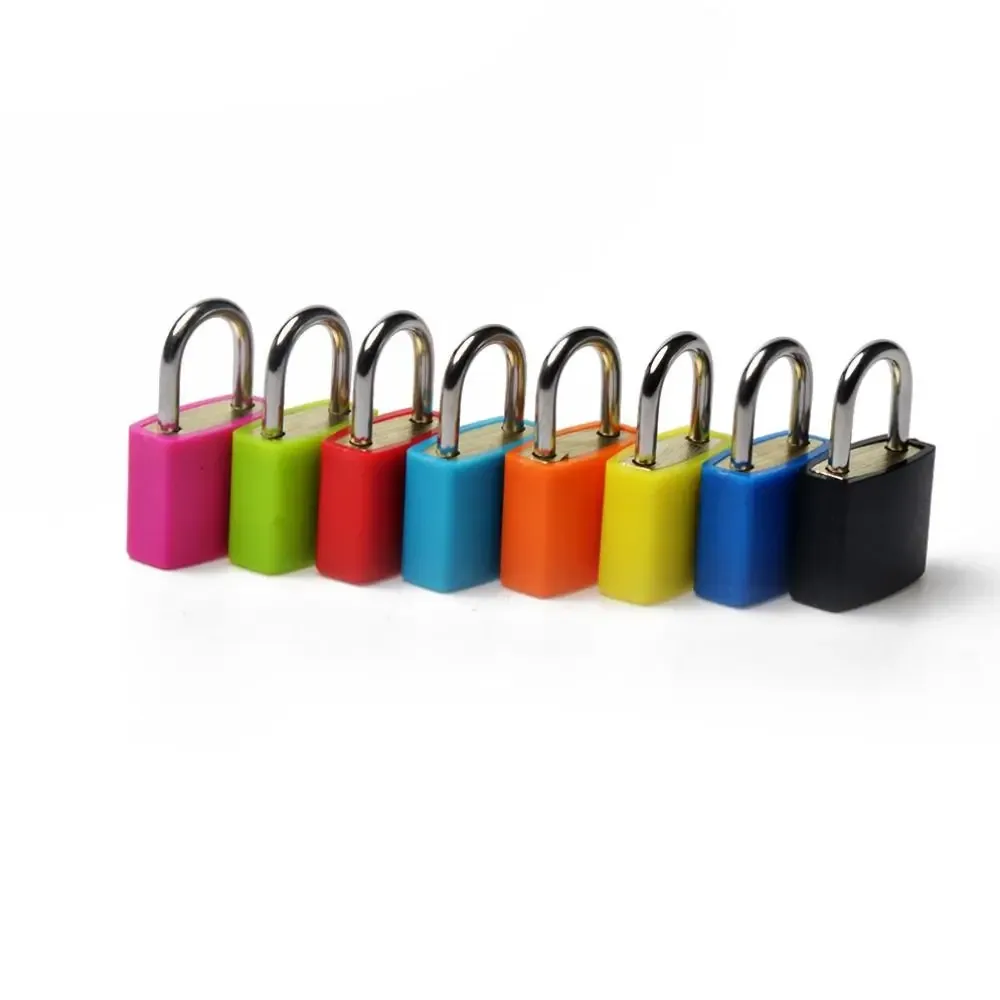 serrure de porte d'armoire de sécurité antivol, mini-cadenas de valise, acier de bain, petite serrure à bagages, fournitures de voyage, 2 prédire, 23mm