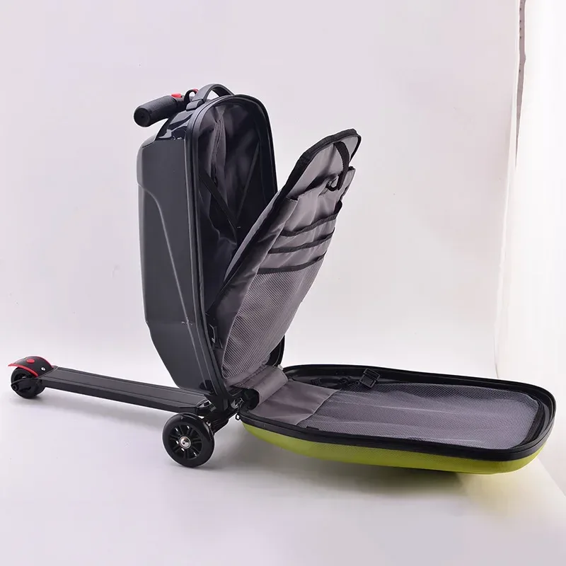 valise à roulettes pour scooter de 20 pouces, avec roues, sac de chariot de voyage, facile à manœuvre et élégante