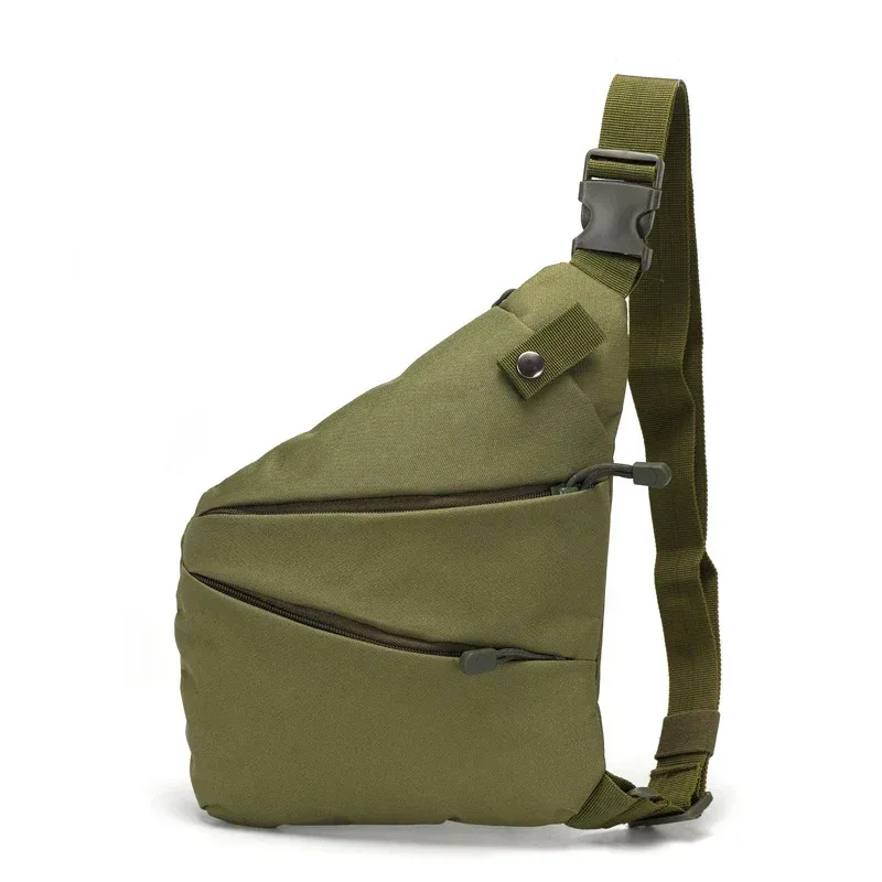 dienqi anti-vol hommes sac de poitrine étanche poitrine pack voyage poche personnelle tactique mâle sac à bandoulière poitrine sac à bandoulière pauch
