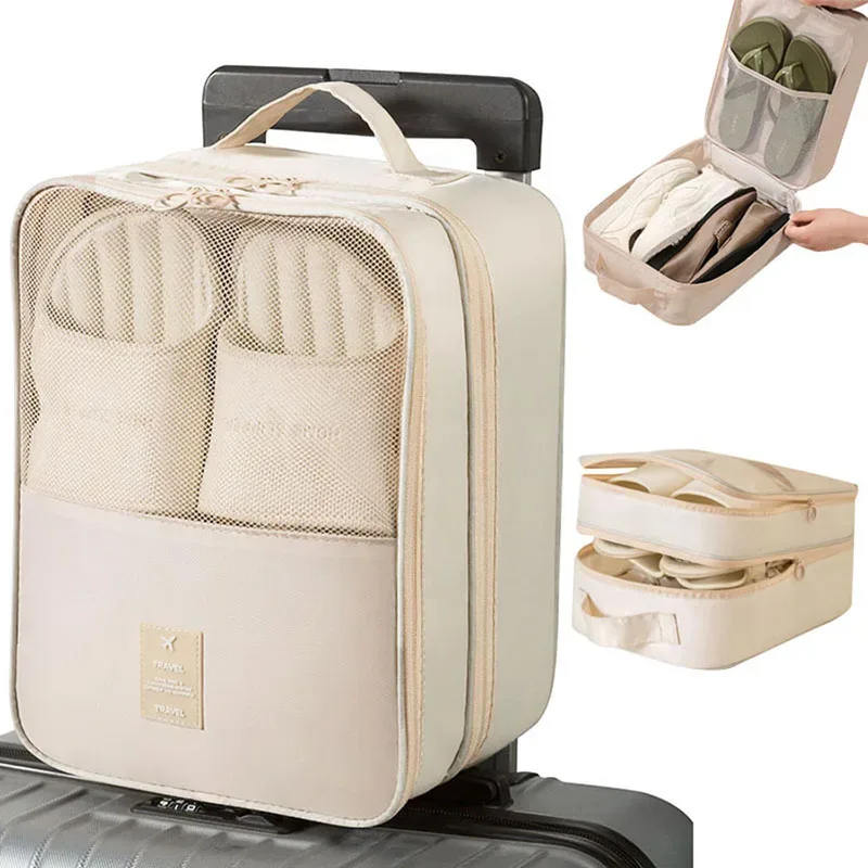 sac à chaussures de voyage portable de haute qualité, sous-vêtements, sac de rangement de chaussures, emballage cube organisateur multifonction, accessoires de voyage