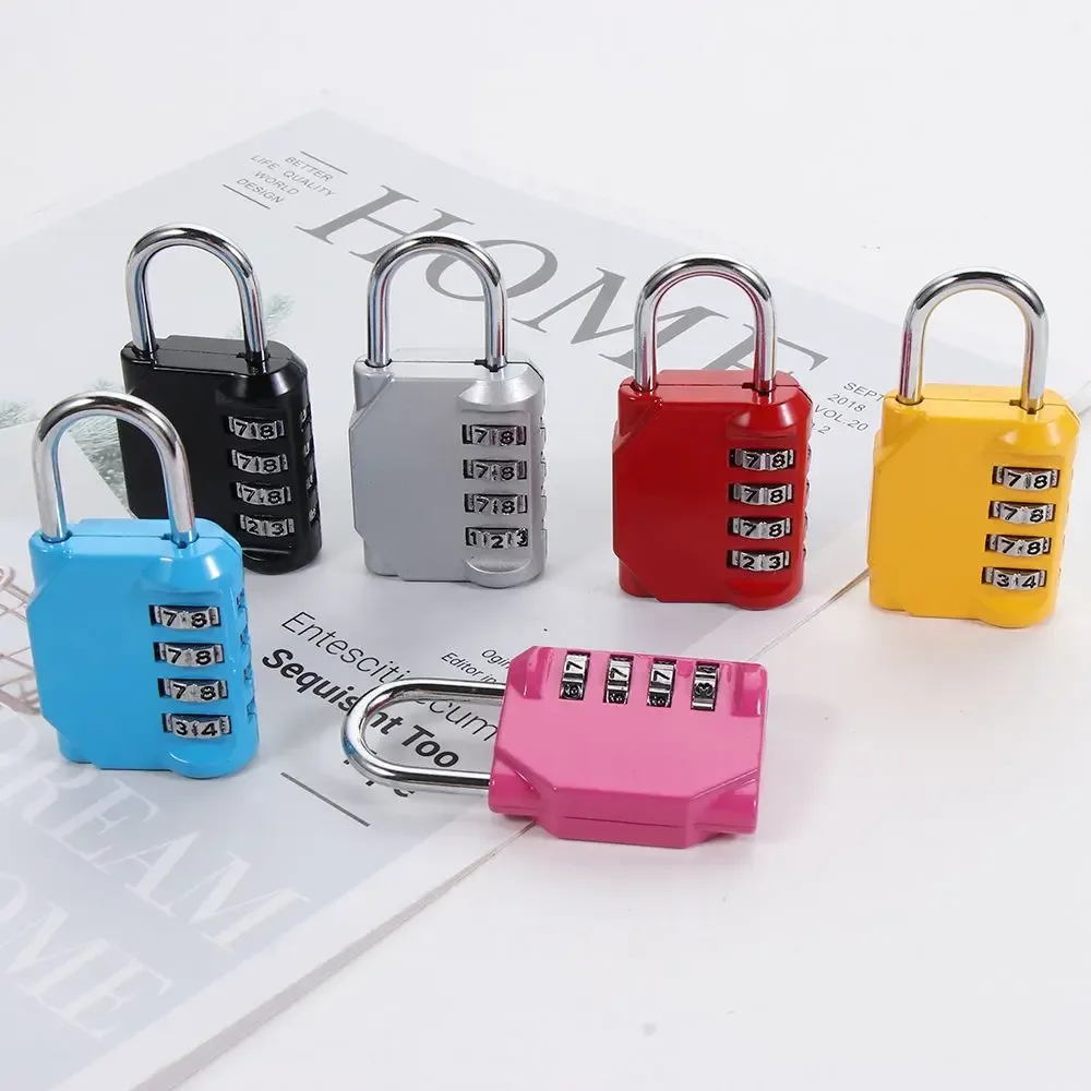 cadenas code métallique antirouille etbétanche4chiffres bagages valises coffresoutils cloisons armoires loquet rangement voyage usage pratique sécurité protection objets personnels