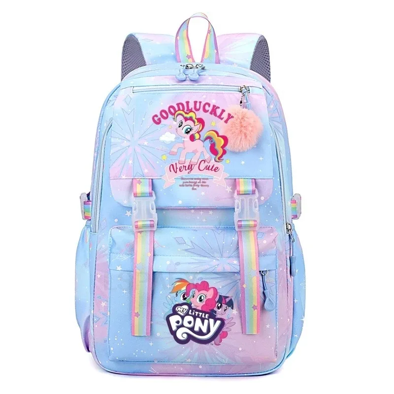 sac à dos my little pony pour femmes, garçons et filles, sac à livres, sac à dos de dessin animé kawaii pour étudiants et adolescents, mochila, cadeau d'anniversaire