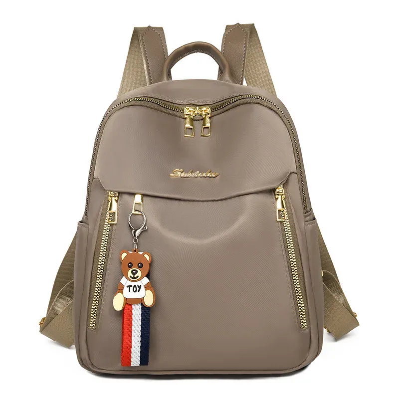 nouveau sac à dos simple pour femmes, à la mode, polyvalent, décontracté, grande capacité, niche, double épaule, pour dames