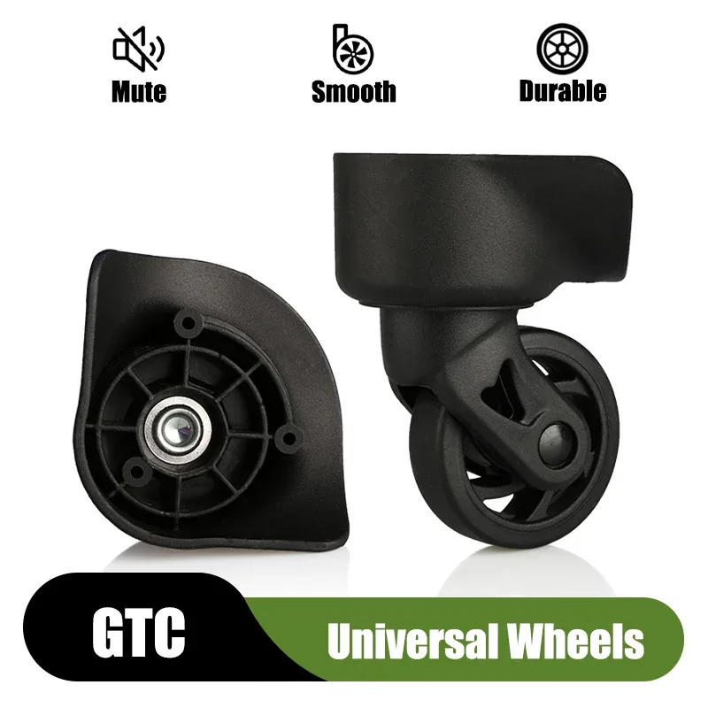 pièces de rechange pour valise rockland 205, roues universelles, réparation d'accessoires de bagages, muet, lisse et durable