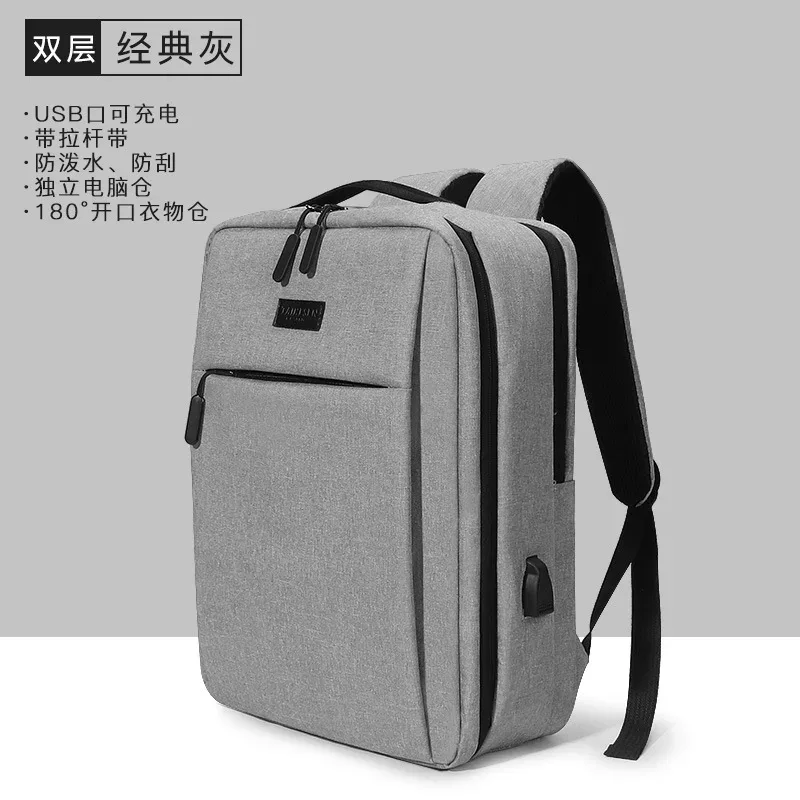 sac à dos pour ordinateur portable de qualité pour hommes et femmes, conception de prise usb, sac de nettoyage scolaire oxford robuste, antivol, sacs à dos de voyage d'affaires, garçon, fille