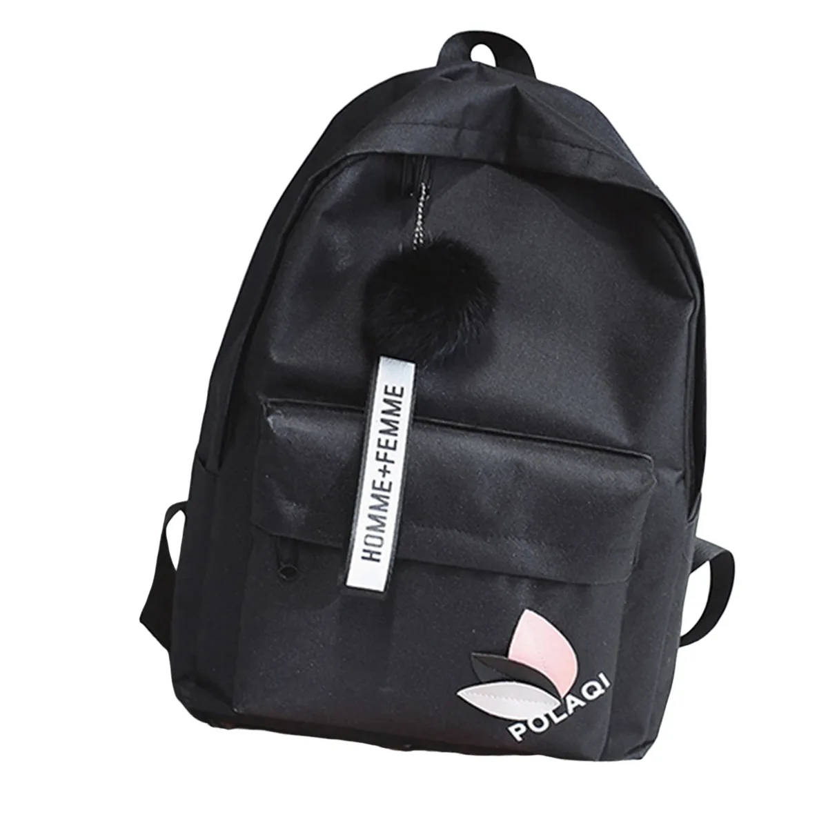 sac à dos en toile pour femmes, pour les élèves du collège, sac à dos en toile à renfort triangulaire, sac à dos en toile imperméable