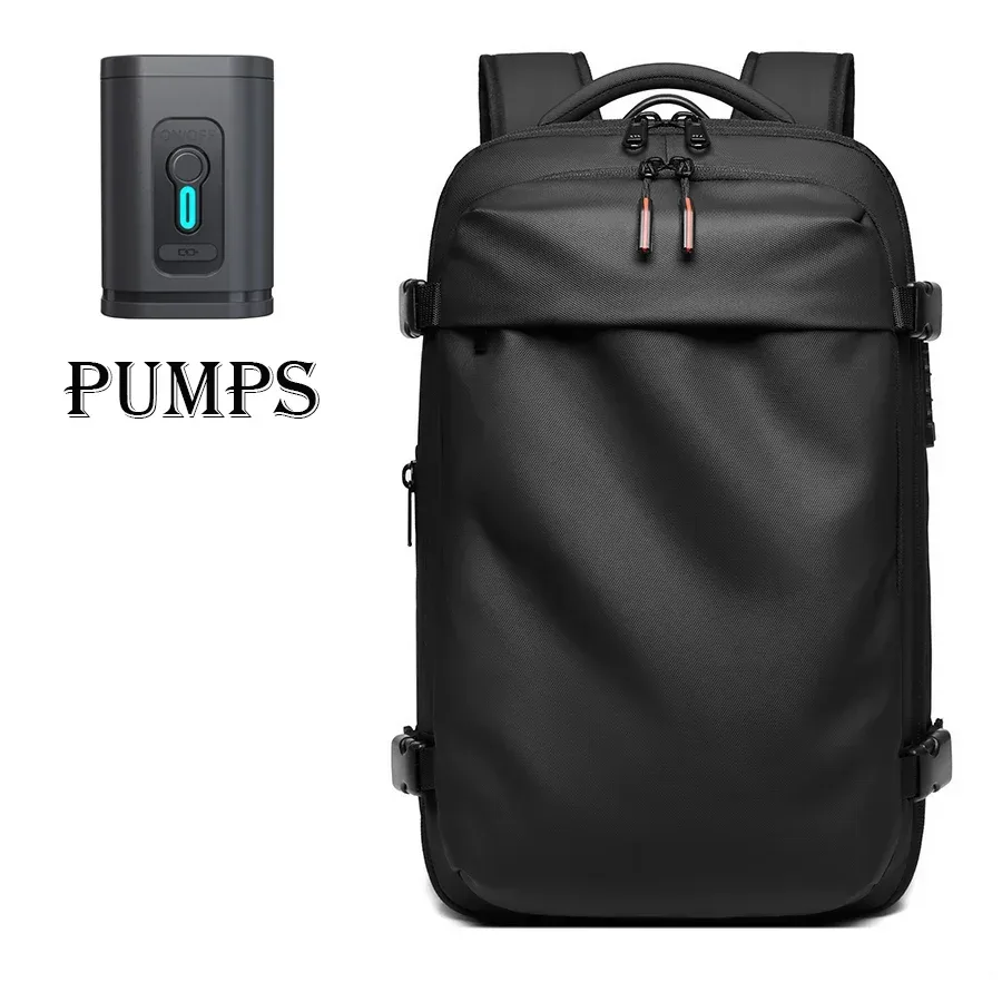 sac à dos de voyage pour hommes, sac à dos pour ordinateur portable avec compression sous vide, 17 pouces, grande capacité, sac à dos scolaire, sac à dos de randonnée, sac à dos d'affaires