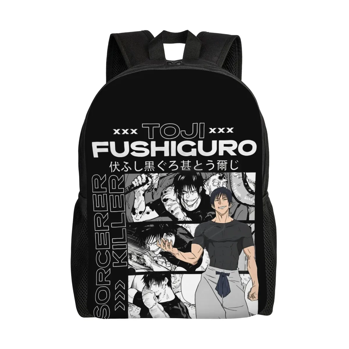 sac à dos manga gojo satoru pour hommes, femmes, adolescents, étudiants, sac de travail, sac à bandoulière jujutsus kaisens, sac à dos d'université, sac de sport