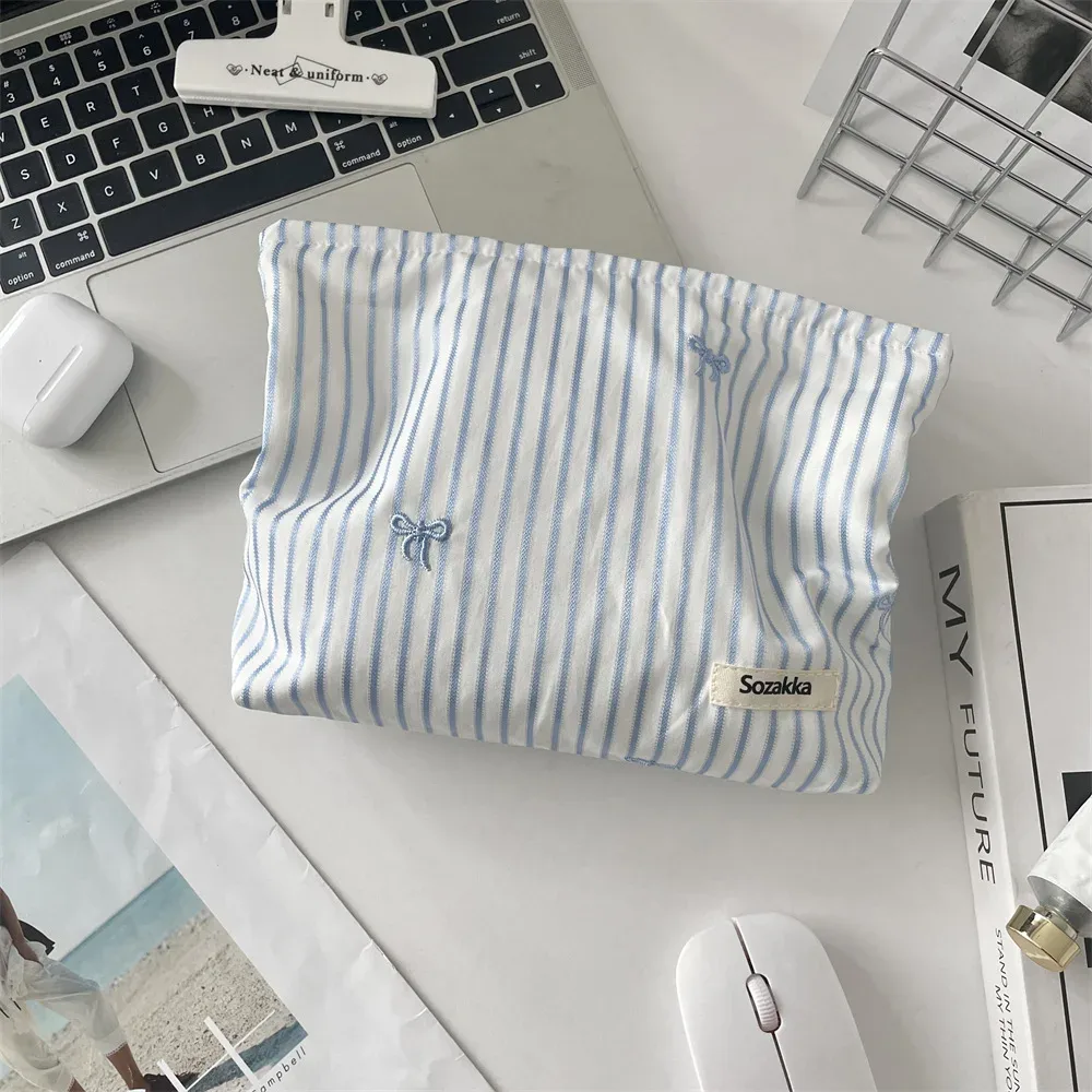 pochette de rangement de maquillage portable pour femmes, sac à main simple, organisateur de voyage, sac à cosmétiques élégant pour dames, sac à fermeture éclair pour cadeau