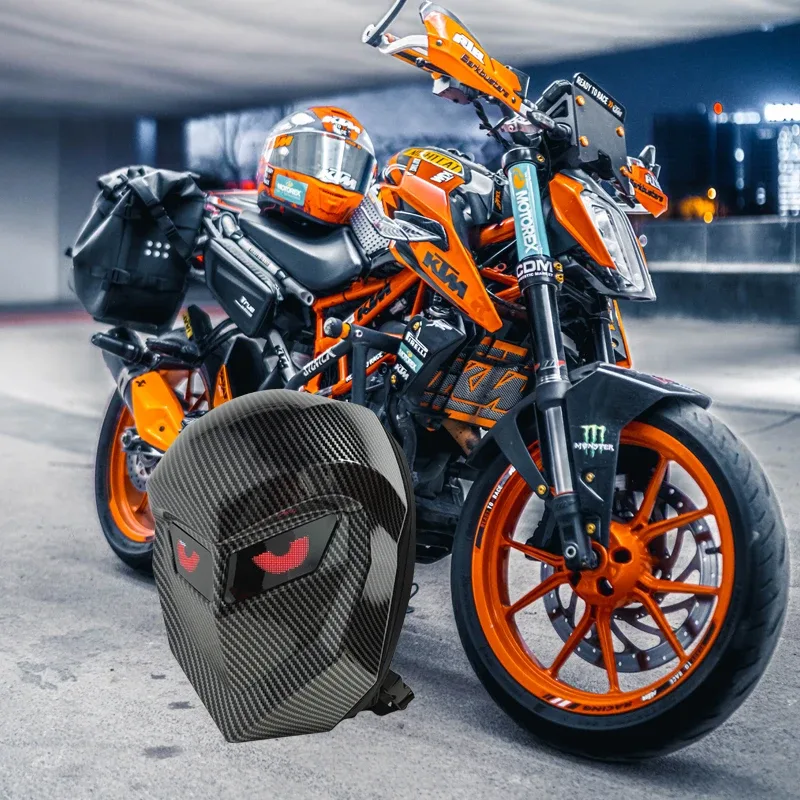 sac à dos led pour homme coque rigide led moto casque de cyclisme sac à dos pour femme voyage d'affaires sacs à dos d'ordinateur portable étanche
