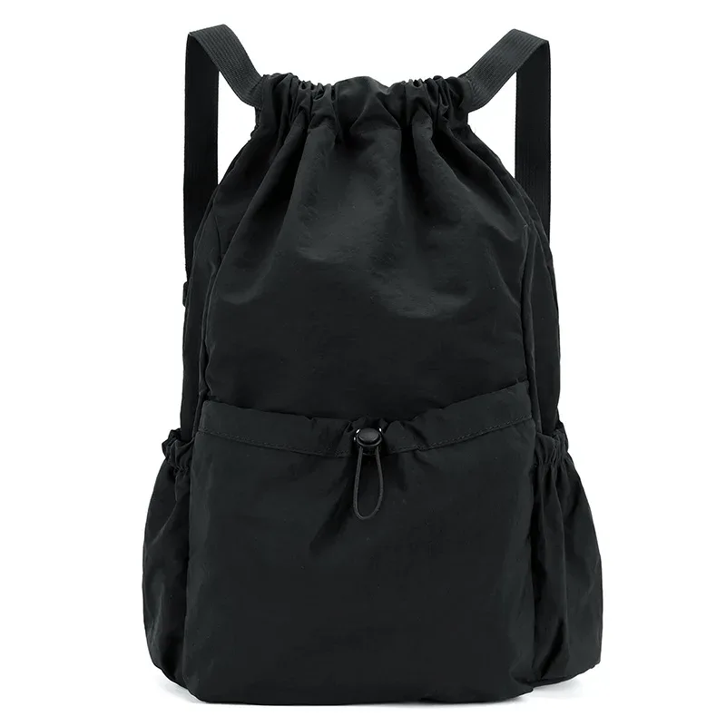nouveau sac à dos pliable à cordon de serrage, imperméable, léger, grande capacité, sac de sport, sac de voyage portable pour la randonnée en plein air et les loisirs.