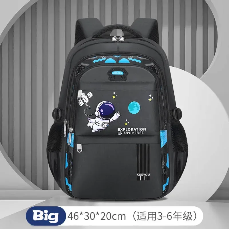 sacs à dos scolaires pour garçons, sac à bandoulière bagutte, protection dorsale pour enfants, léger, grande capacité, nouveau modèle astronaute, imperméable pour enfants