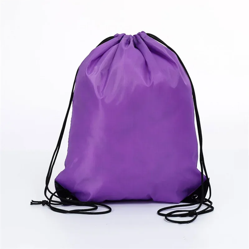 sac à dos à cordon avec bande réfléchissante, 1 pièce, sac à dos à cordon de serrage en vrac pour l'école, le yoga, le sport et les voyages