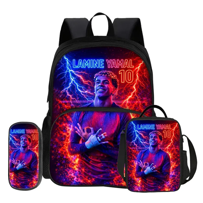 sac dos nylon poche avant motif floral bleu blanc bandoulière arquée fermeture éclair intérieur informatique sacs déjeuner pochette crayons