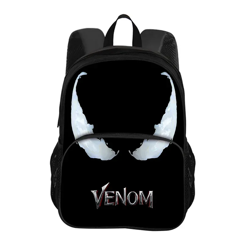 sac à dos avec poche avant venom movie, à la mode, pour voyage, papeterie, cadeau pour enfants, école, polyvalent