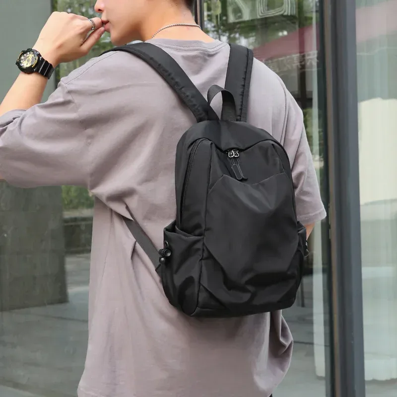 sport mini hommes sac à dos mode petit noir voyage sac à dos épaule sac d'école toile concepteur sport sacs à dos mochila sacs