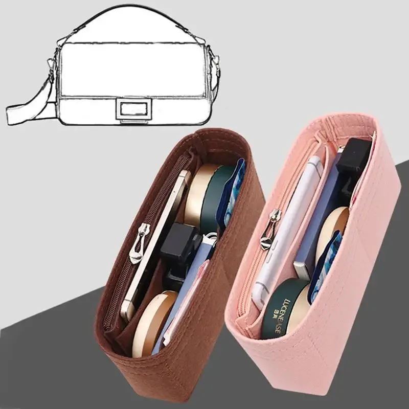 organisateur de sac à main en feutre pour femme, insert multi-poches avec 8 compartiments, idéal pour les sacs fourre-tout - vente flash
