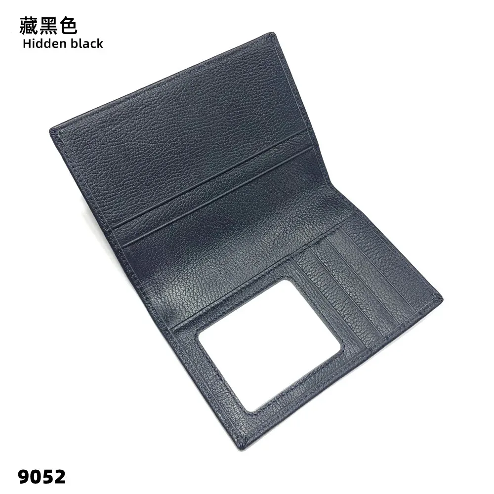 portefeuille porte-passeport personnalisé en cuir, sac à documents de grande capacité pour hommes et femmes, couverture de passeport en cuir pratique