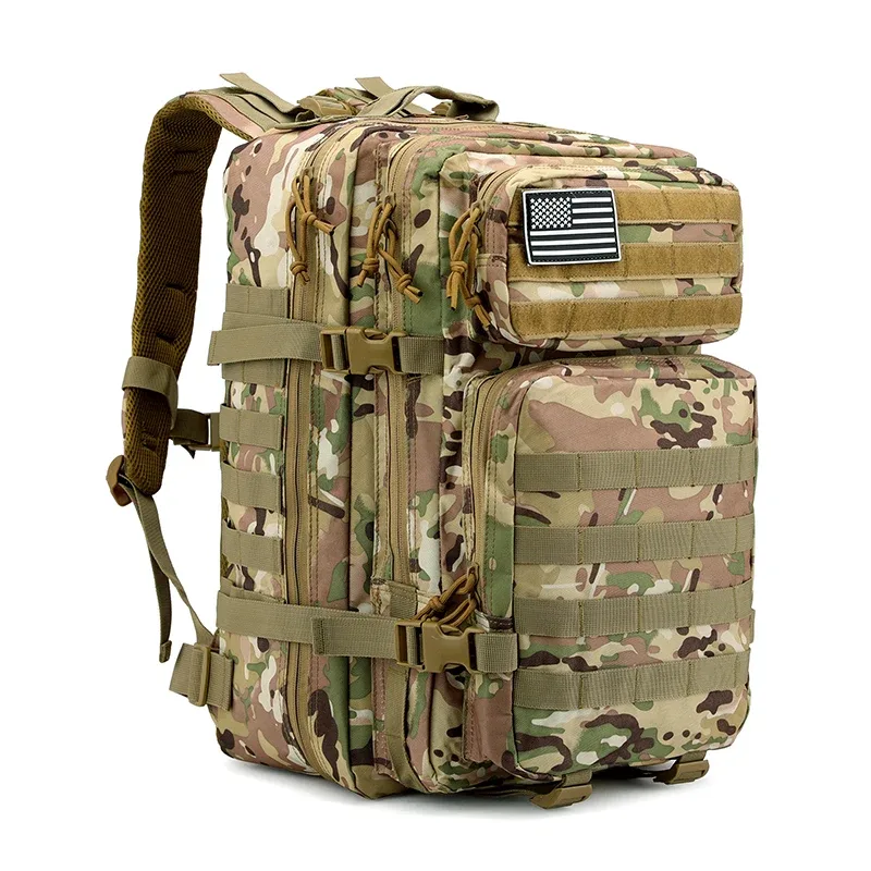 sac à dos tactique militaire elite 30l/50l, résistant à l'usure, durable, molle, sac de survie 3 jours, sac à dos de travail pour escalade en plein air, voyage