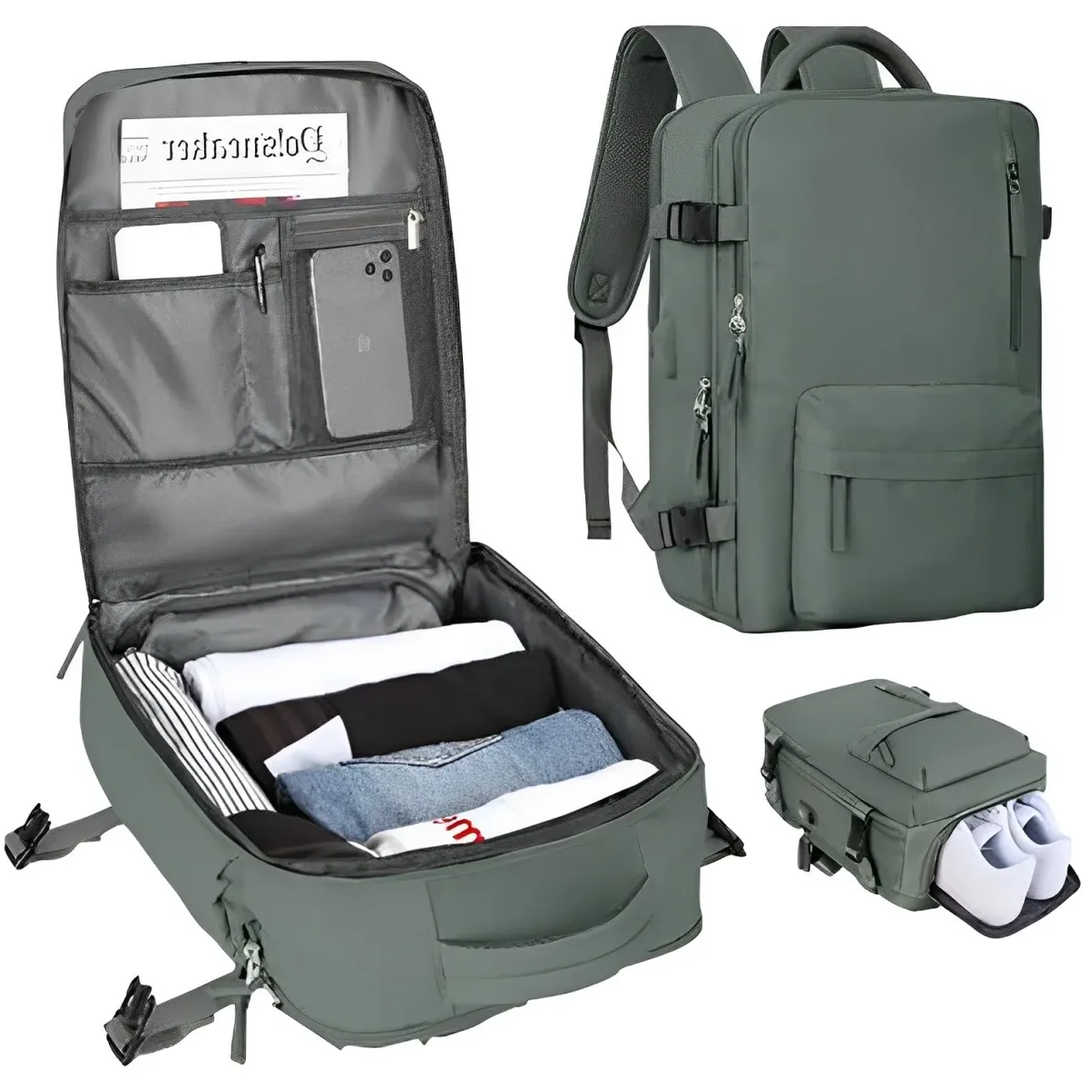 sac à dos personnalisé pour ordinateur portable de voyage, sac à dos d'affaires antivol durable avec port usb, sac d'université water degree