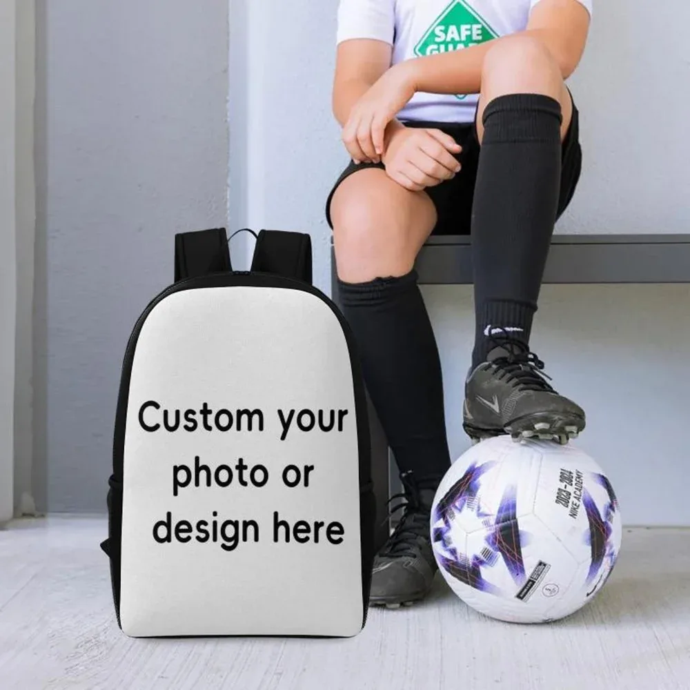 sac à dos personnalisé avec photo, personnalisez votre propre image, design, logo, grande capacité, sac à dos décontracté pour l'école, les voyages, le quotidien