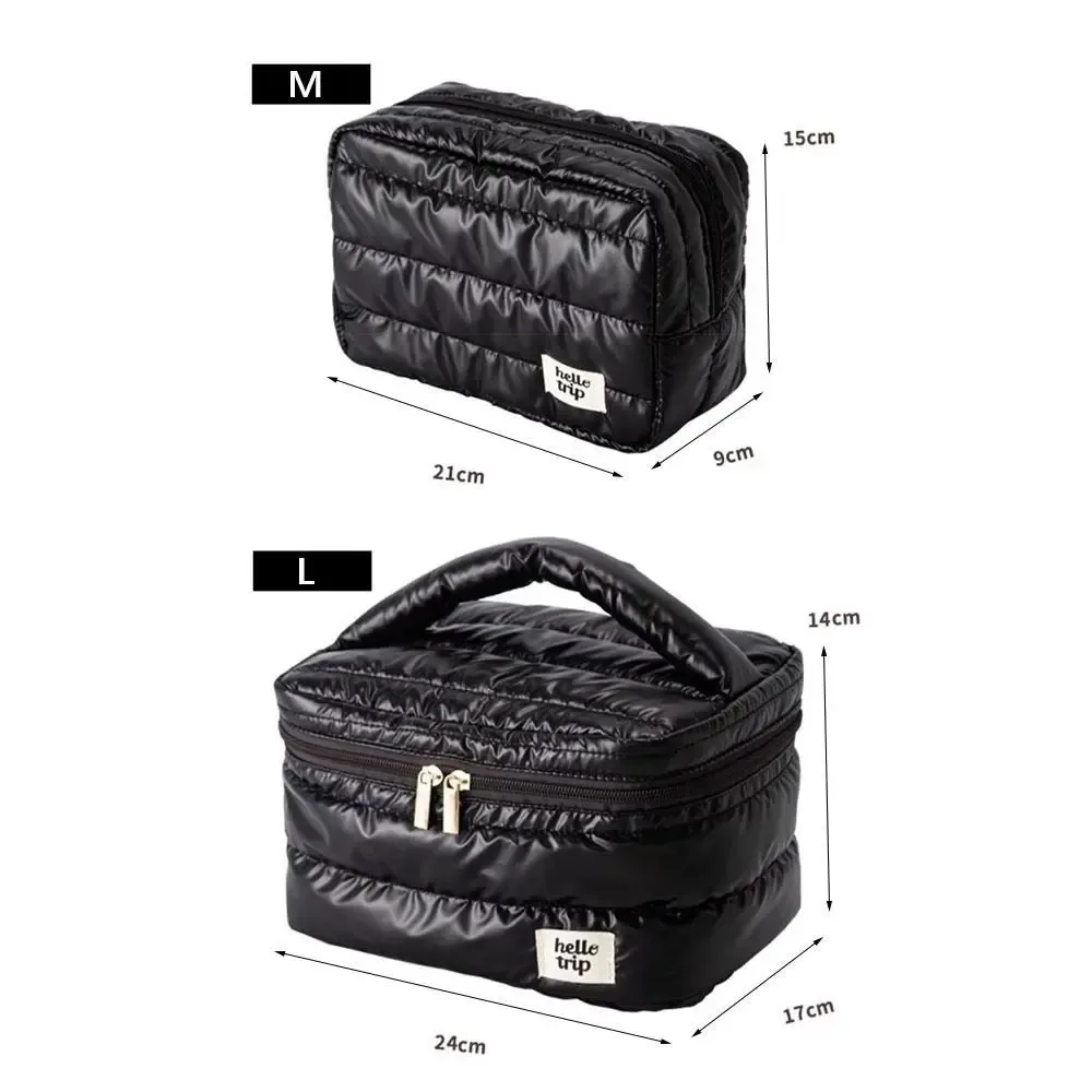 sac de maquillage grande capacité tendance, organisateur de voyage portable, trousse de toilette multifonctionnelle