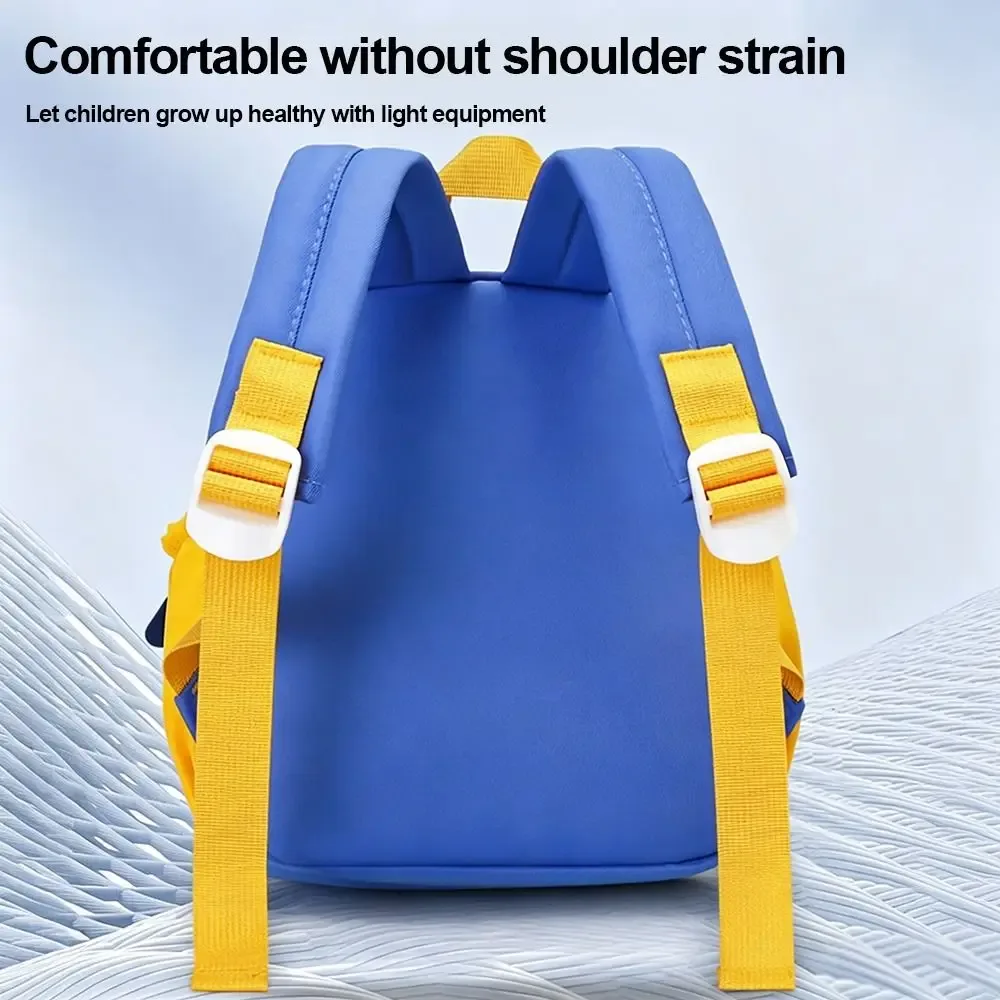 mini sac à dos pour tout-petits garçons, motif excavatrices de dessin animé, sac à dos de maternelle ergonomique, résistant à l'usure, avec bretelles larges