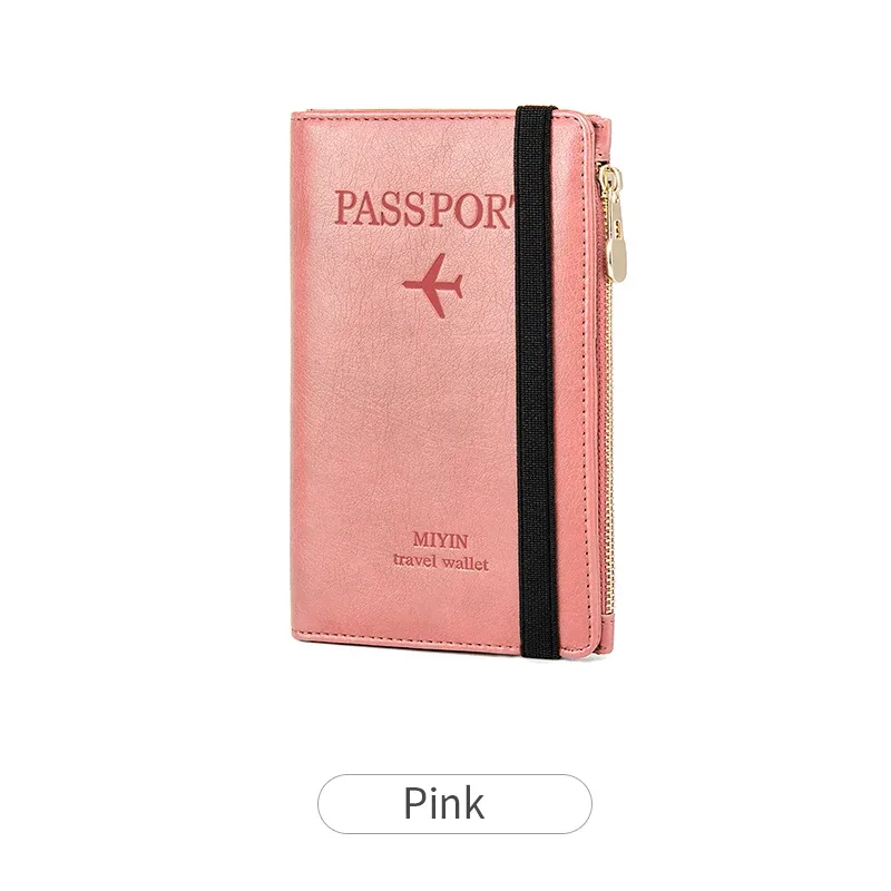sac de protection pour passeport bloquant rfid, porte-livres pour femmes/hommes, porte-passeport pour voyage, portefeuille pour passeport essentiel