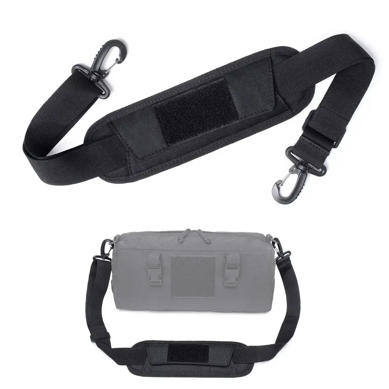 ceinture sac tactique nylon noir remplacement simple bandoulière usage voyage chasse paintball camping randonnée