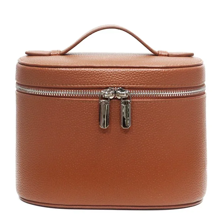 sac à cosmétiques personnalisé avec initiales pour femmes, grande capacité, accessoires de voyage féminins, trousse de maquillage avec poignée supérieure, rangement quotidien pour produits de beauté