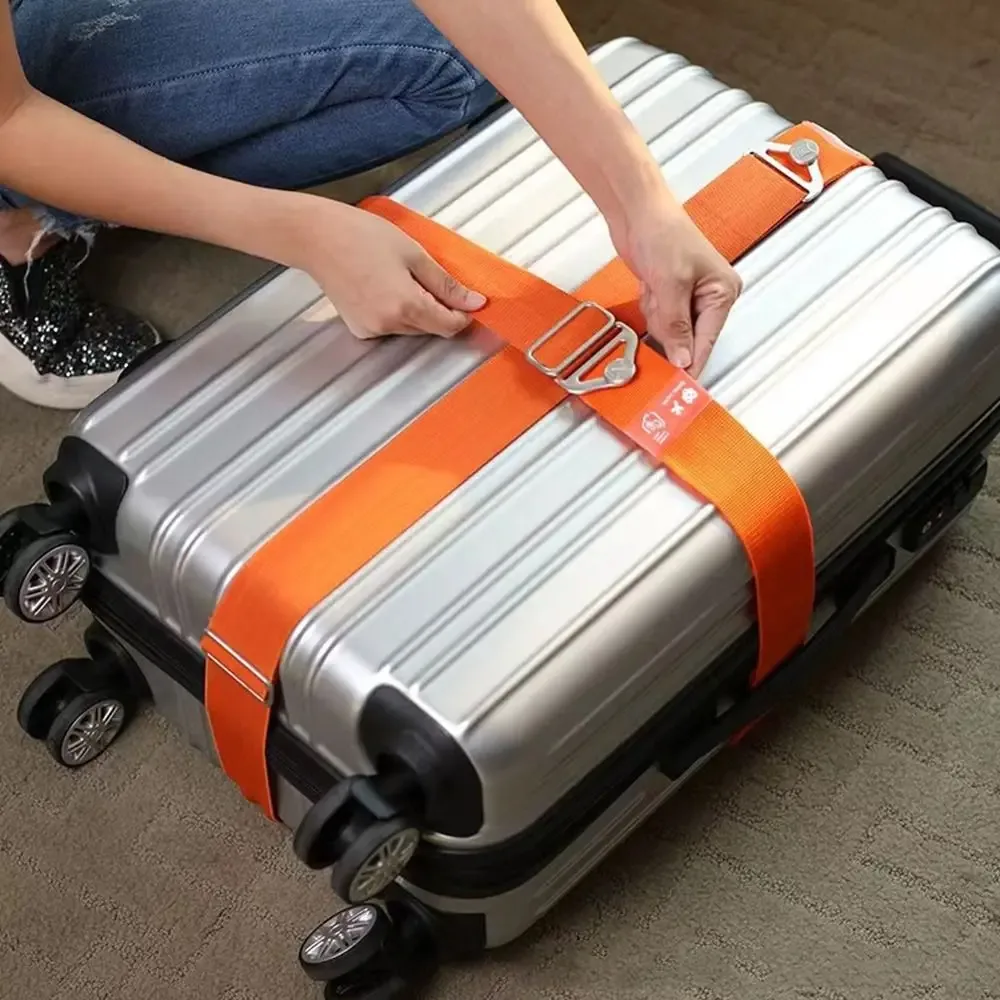 sangle de bagage antivol réglable, ceinture d'emballage, serrure sécurisée, accessoires de valise de voyage