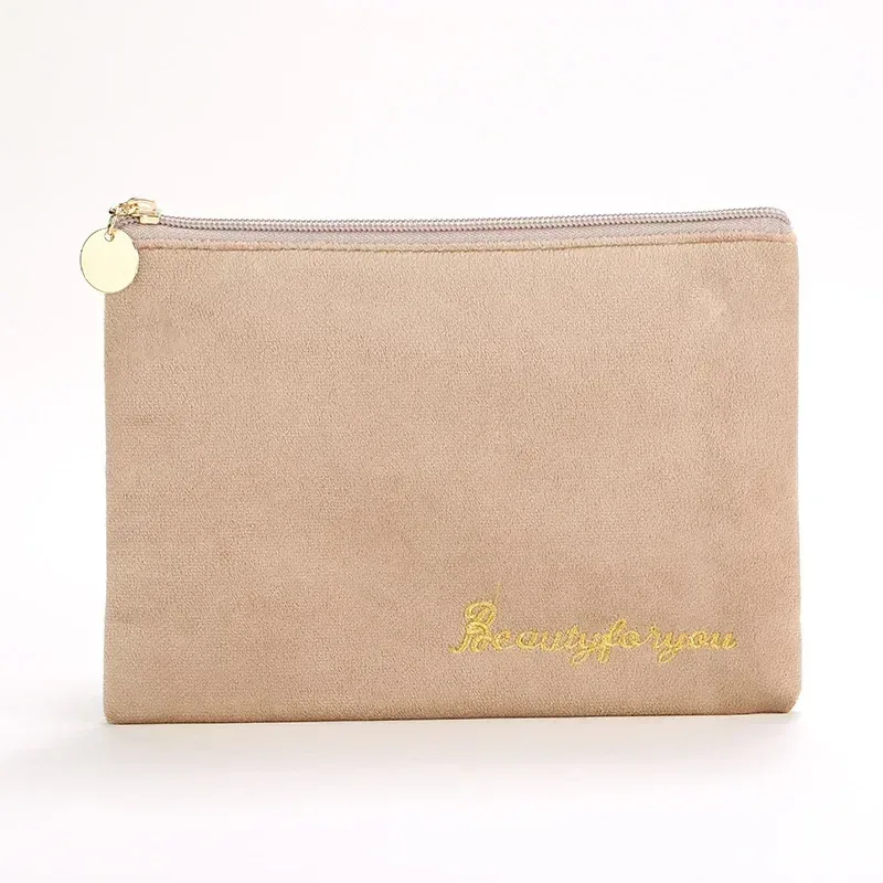 mode femmes sac cosmétique voyage serviette hygiénique maquillage articles de toilette lavage organisateur sac de rangement velours nécessaire maquillage pochette