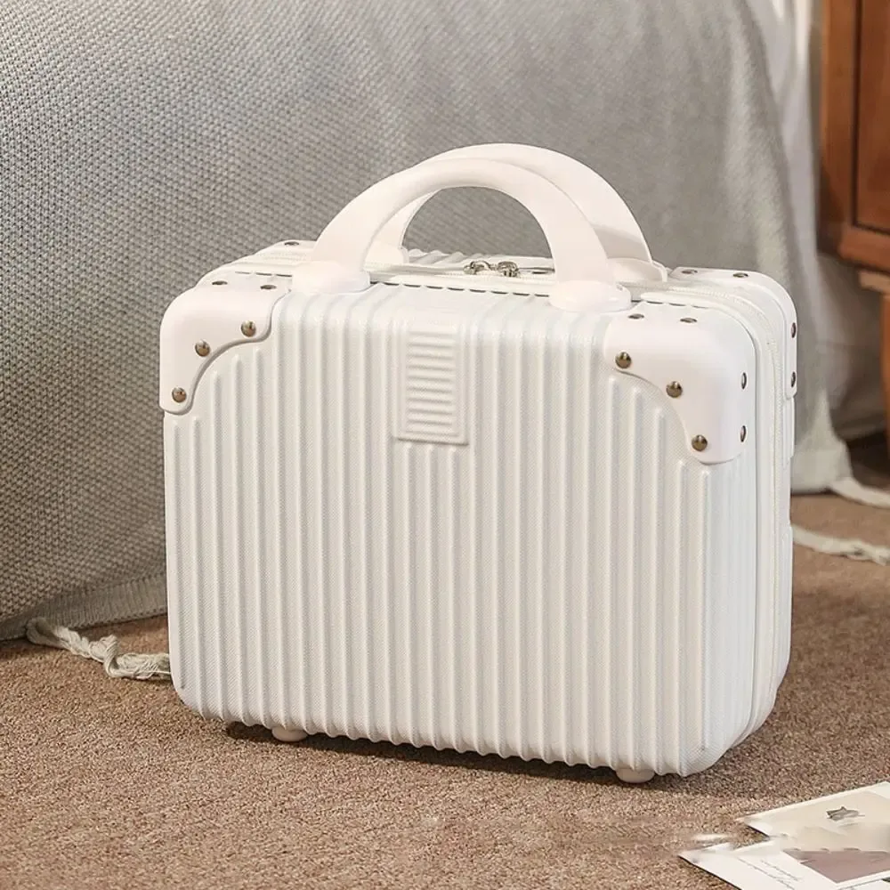 ventes flash : valise de voyage 14 pouces, mini trousse de maquillage, organiseur de voyage, valise cabine pour femmes