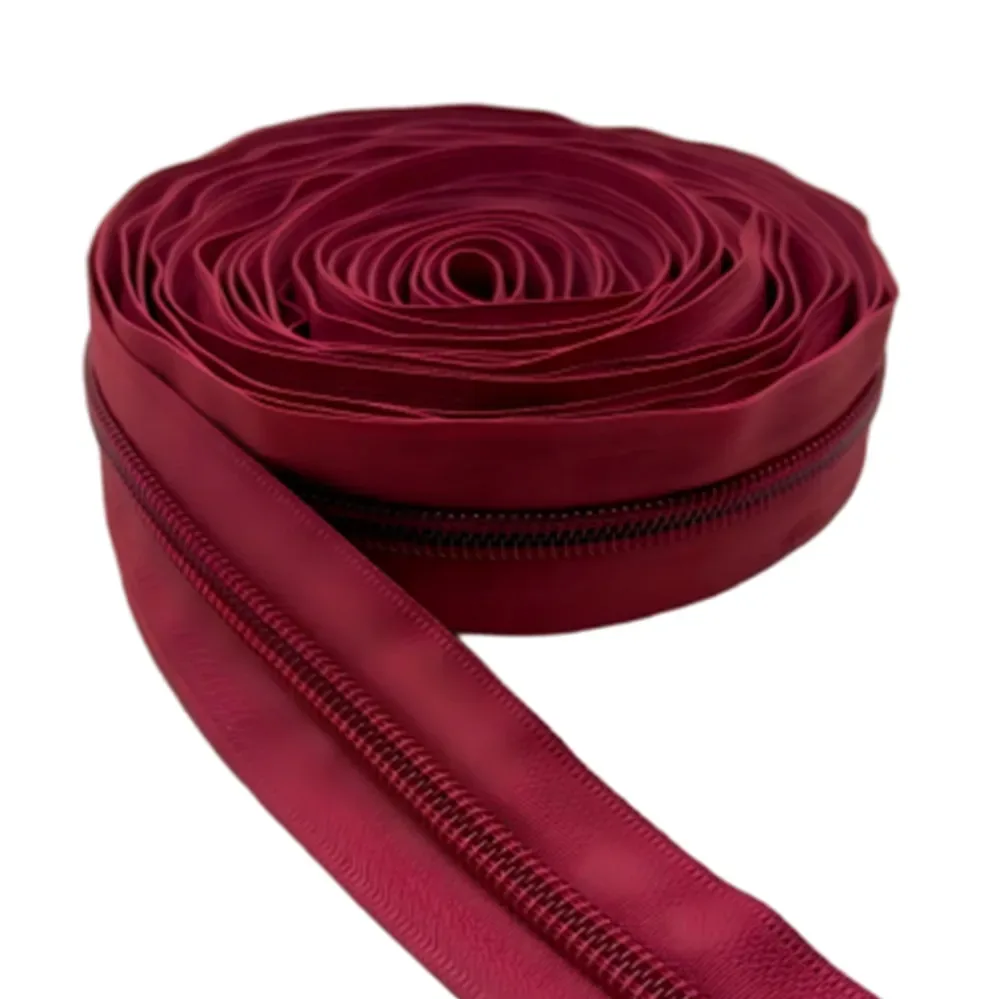 5 #   ruban de fermeture éclair en nylon arc-en-ciel sans curseur, 1-10m, fermetures éclair au mètre, kit de réparation de fermetures éclair pour sacs et fournitures