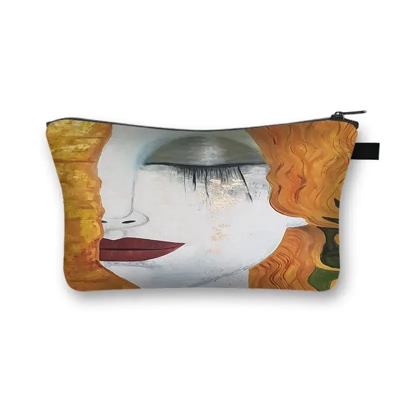 starry night / kiss / waterlily – trousse à cosmétiques pour femmes, trousse de maquillage van gogh / gustav klimt / monet
