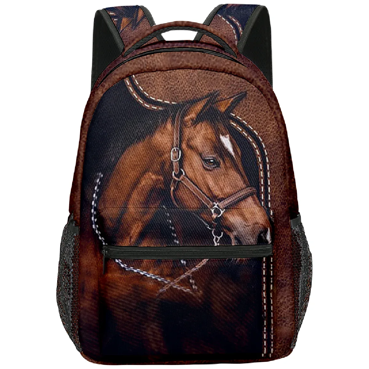 sac dos oxford université cheval licorne dessinanime voyage unisexe polyester pocheint penholder bandoulierearcue jacquard
