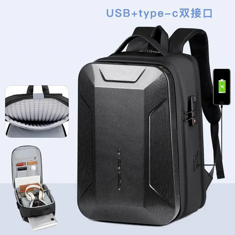 sac à dos multifonctionnel à coque rigide pour hommes, sac pour ordinateur portable de 15.6 pouces pour étudiants, sac de sport électronique, sac pour ordinateur de jeu de 17.3 pouces
