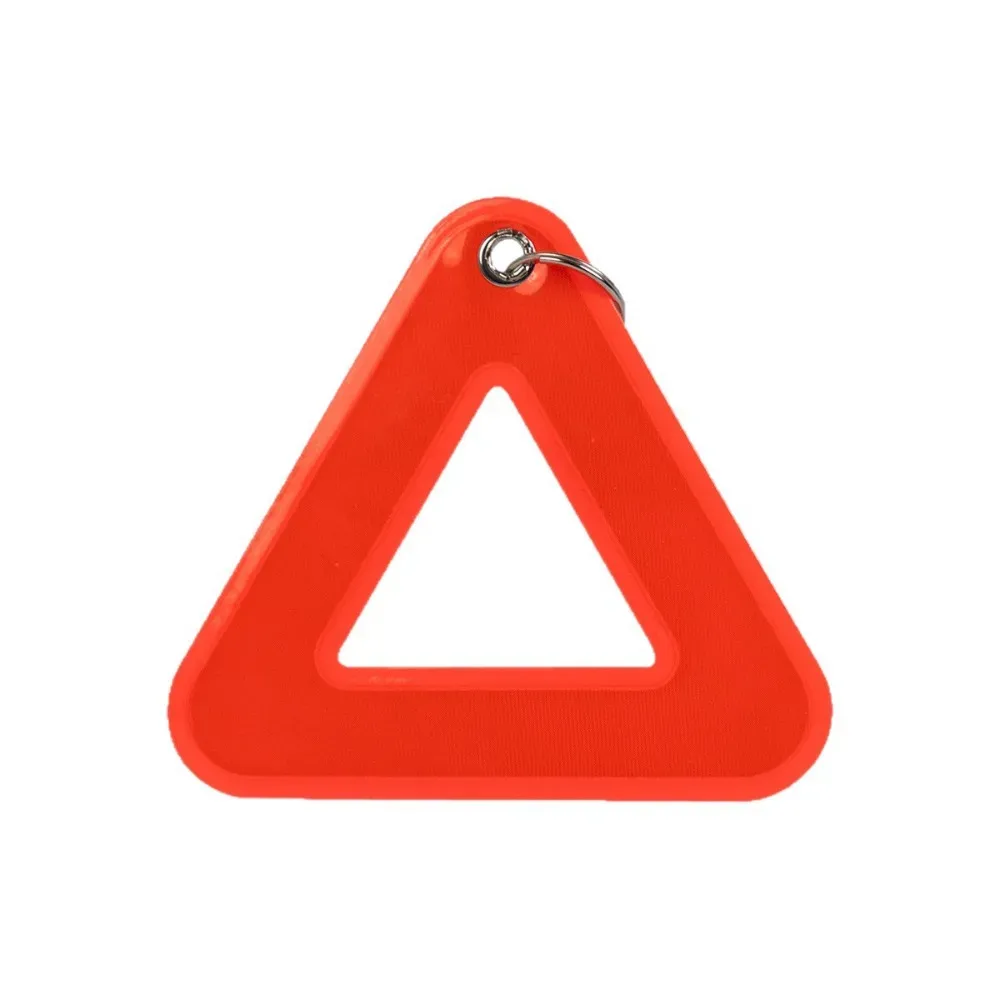 pendentif réfléchissant pour sacs d'école, réflecteur de sécurité triangulaire, étiquette suspendue de sécurité pour étudiants pour la marche nocturne et le cyclisme