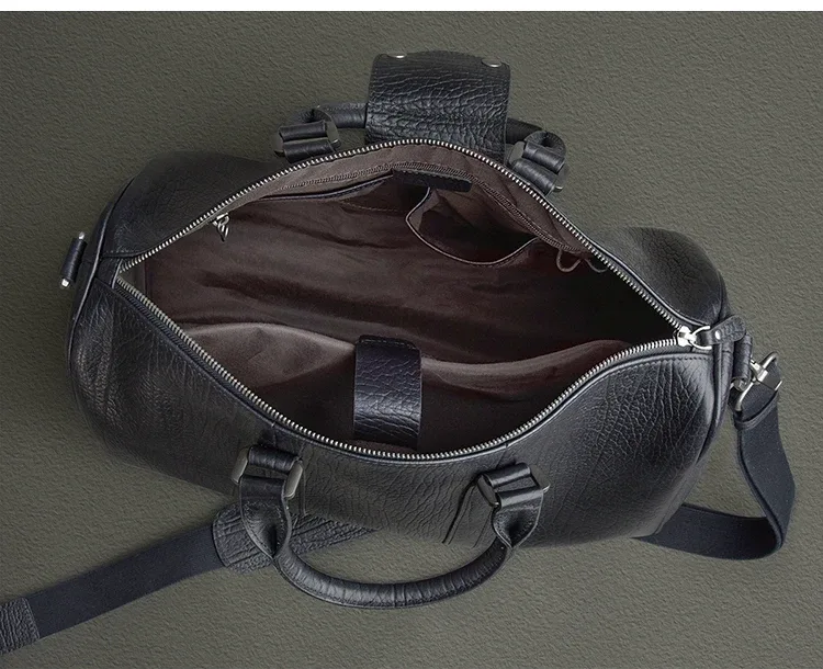 sac de voyage vintage en cuir véritable fait à la main pour hommes, sac à main de luxe en cuir de vache pour fitness en plein air, grande capacité pour femmes