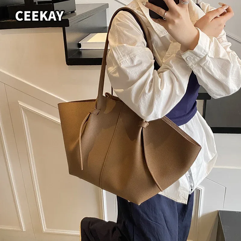 sacs fourre-tout de luxe de marque pour femmes en cuir pu souple, ensemble 2-en-1 grande capacité, sacs à main de créateur 2026