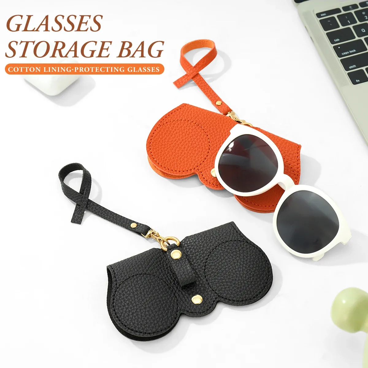 sac de rangement pour lunettes, sac de rangement pour lunettes de soleil, boîte de rangement portable pour lunettes de soleil à suspendre, sac à suspendre, étui pour lunettes de soleil, étui pour lunettes de myopie.