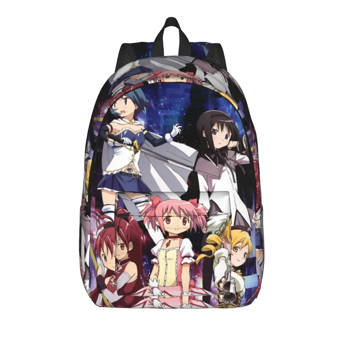 sac à dos homura puella magi madoka magica anime pour étudiants, randonnée, voyage, kyubey, pour hommes et femmes, sacs en toile pour ordinateur portable