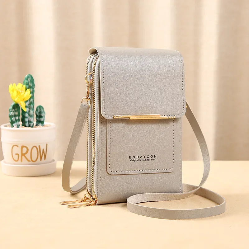 écran tactile téléphone portable femmes sacs portefeuilles en cuir souple sacs à main sacs à bandoulière pour femmes petit sac à main sacs pour femmes bon marché