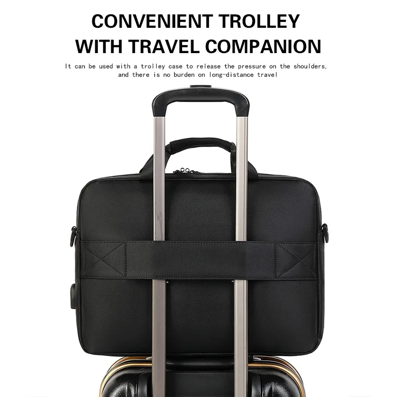 sac à main avec logo personnalisé pour homme, pochette pour ordinateur portable, sac pour ordinateur portable, étanche, travail, affaires, décontracté, étui à bombes, initié, vente en gros