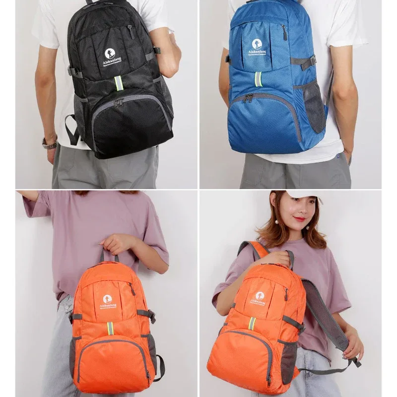 sac à dos pliable ultraléger pour hommes et femmes, sac de voyage léger, sac de jour pliable, extérieur, 30l