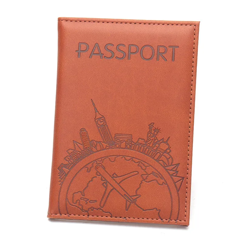 porte-passeport en cuir, étui pour passeport, porte-carte d'identité, porte-billets, accessoires de voyage