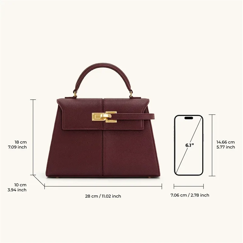 sac à main pour femme jw pei elise : mini / grand sac à bandoulière carré - sac à bandoulière en cuir vegan bordeaux de créateur